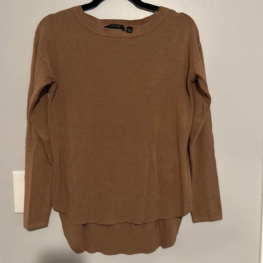 Cyrus L Camel Colored Sweater